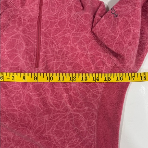 Columbia Sweater Women's XS Quarter 1/4 Zip Fleece Pullover Gorpcore Pink - Picture 11 of 11